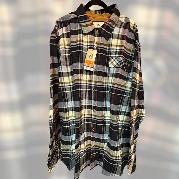 Legendary Whitetail Men's Buck Camp Flannel Shirt 2XT New with tags - Picture 1 of 12